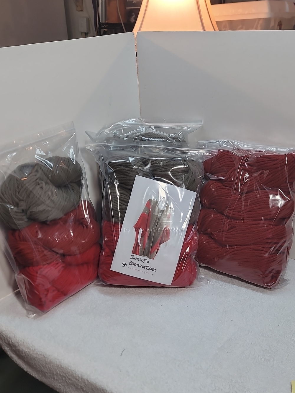 SantaFe Blanket Coat Knit Kit NWT #2